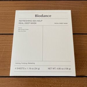 NEW Biodance Refreshing Sea Kelp Real Deep Mask - 4 Sheets